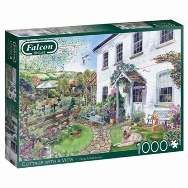 FALCON PUZZLE THE COTTAGE WITH A VIEW 1000PCE