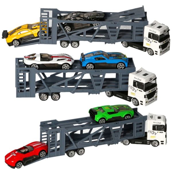 DIE CAST CONTAINER WITH 2 CARS