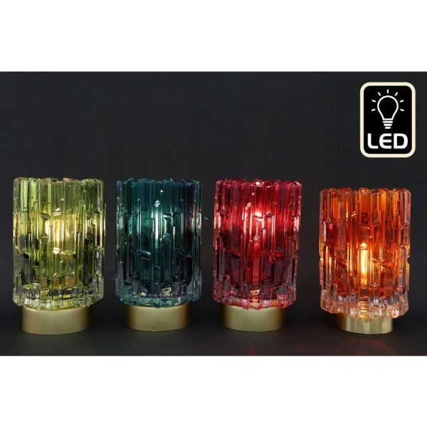 BOTANICAL ICEBERG LAMP 4 ASSORTED