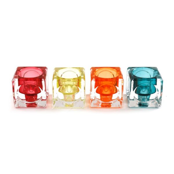 CUBE TEALIGHT HOLDER 5.5CM