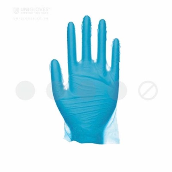 UNICARE BLUE TPE 200 GLOVES SMALL