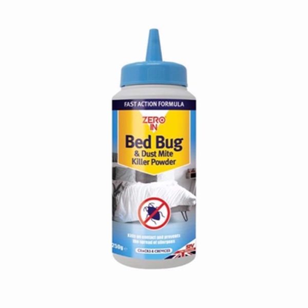 ZERO IN BED BUG & DUST MITE KILLER POWDER 250G