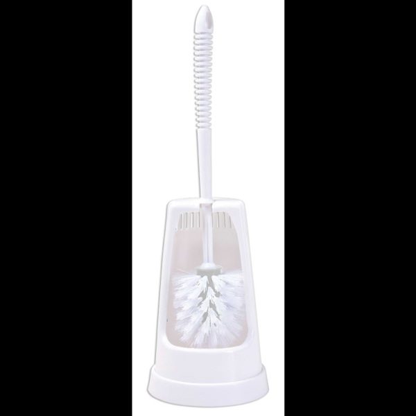 TOILET BRUSH W/STAND DELUXE