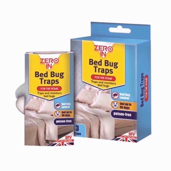 ZERO IN BED BUG TRAPS PACK OF 5