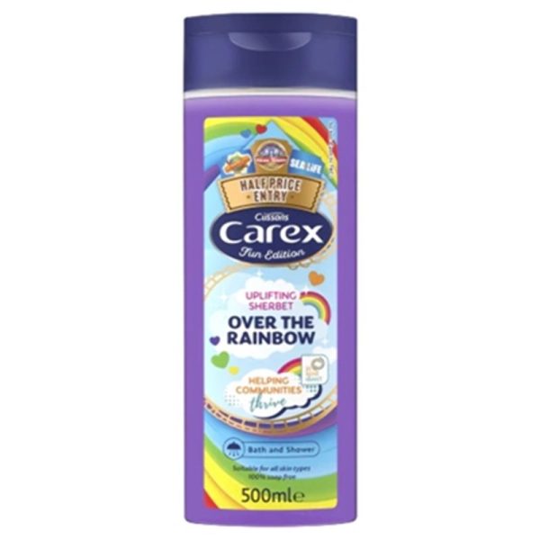 CAREX BATH & SHOWER GEL OVER THE RAINBOW 500ML PACK OF 6