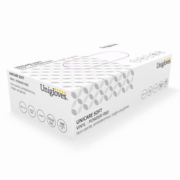 UNICARE VINYL POWDERFREE XLARGE 100 GLOVE