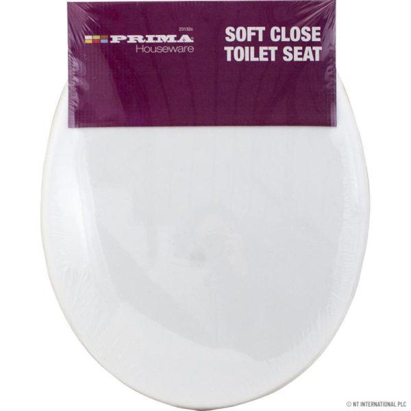 PRIMA TOILET SEAT SOFT CLOSE WHITE (2020)