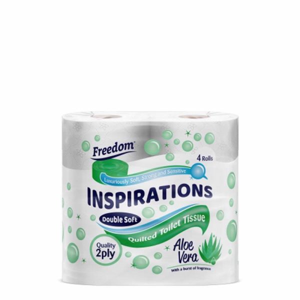 FREEDOM TOILET ROLLS 4S ALOE VERA PACK OF 10