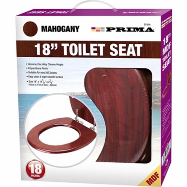 PRIMA TOILET SEATS MAHOGANY