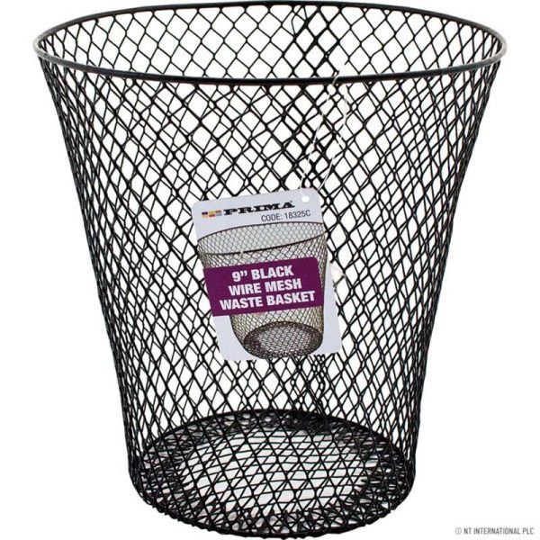 PRIMA WIRE MESH WASTE BASKET 9 INCH (2020)