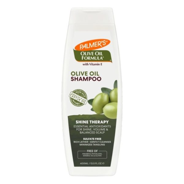 PALMERS SHAMPOO OLIVE OIL SMOOTHING SHINE THERAPY 400ML PACK OF 6