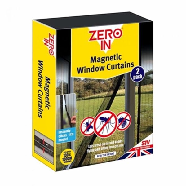 ZERO IN MAGENTIC WINDOW INSECT CURTAIN PACK OF 2