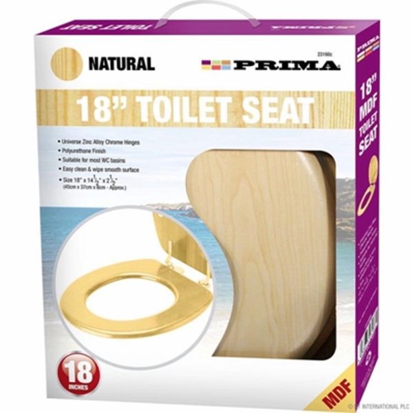 PRIMA NAT PINE TOILET SEAT