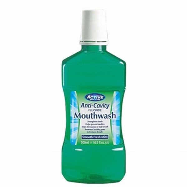 BF ACTIVE MOUTHWASH FRESH MINT 500ML PACK OF 12