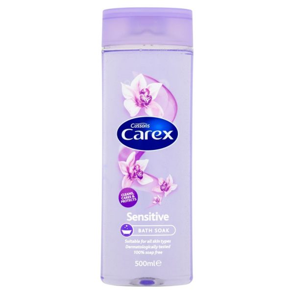 CAREX BATH SOAK SENSITIVE 500ML PACK OF 6