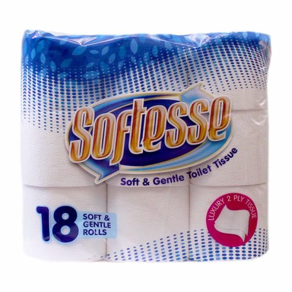 SOFTESSE 18 TOILET ROLLS PACK OF 3