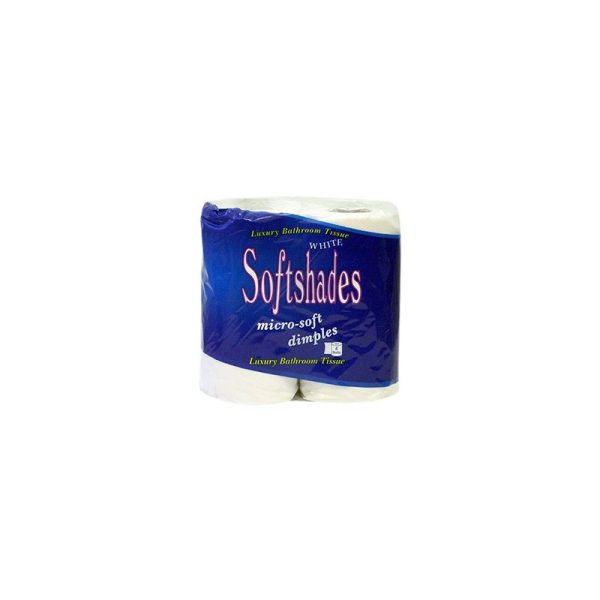 SOFTESSE 4 TOILET ROLLS WHITE 2PLY PACK OF10