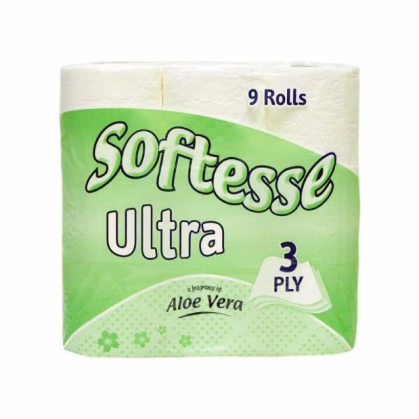 SOFTESSE 9 TOILET ROLL SCENTED ALOEVERA PACK OF 5