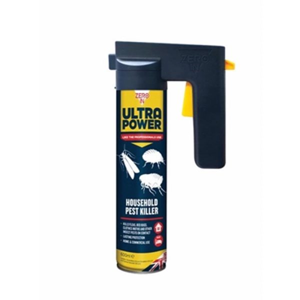 ZERO IN PEST KILLER SPRAY HOUSEHOLD 600ML