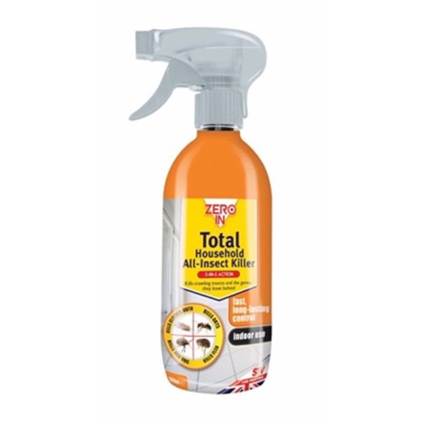 ZERO IN TOTAL HOUSEHOLD INSECT KILLER 500ML RTU (KILLS BED BUGS)