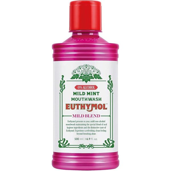 EUTHYMOL MOUTHWASH MILD MINT 500ML PACK OF 6