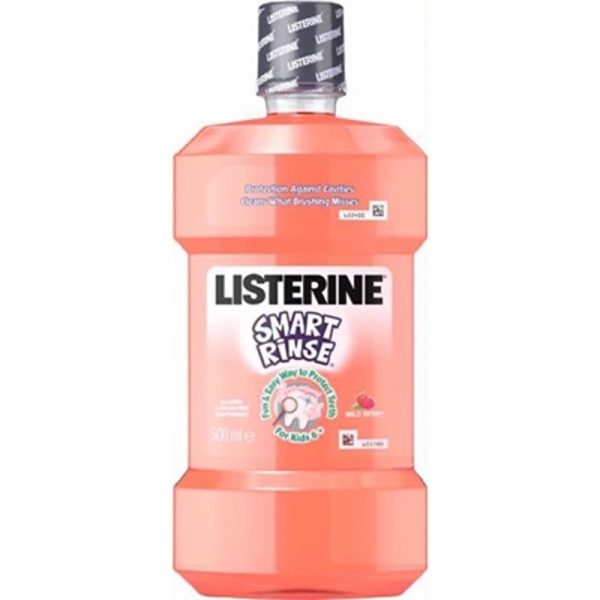 LISTERINE MOUTHWASH BERRY KIDS 500ML PACK OF 6