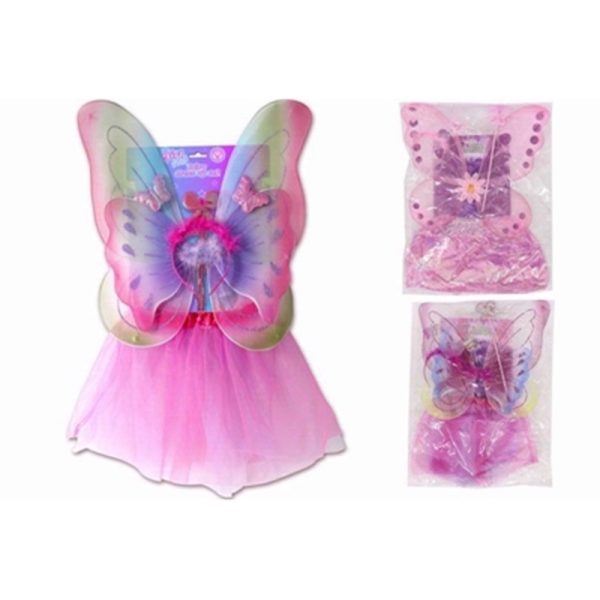 ITS GIRLS STUFF FAIRY DRESS UP SETS 4PC