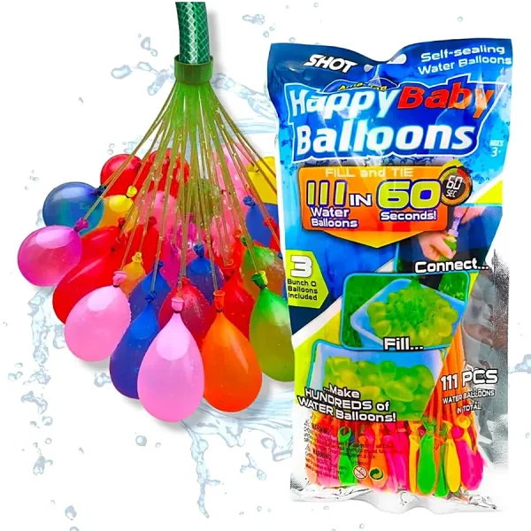 WATER BALLOON SELF TYING 111PCE LARGE