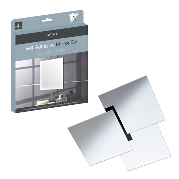 MIRROR ADHESIVE 3 SELF SQUARE LARGE