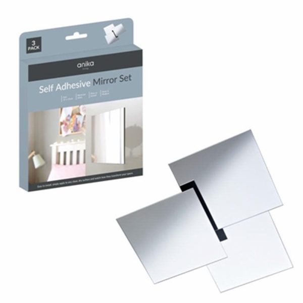 MIRROR ADHESIVE 3 SELF SQUARE SMALL