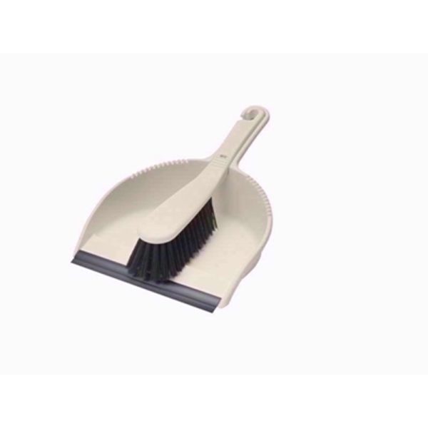 ADDIS DUSTPAN & BRUSH LINEN SOFT