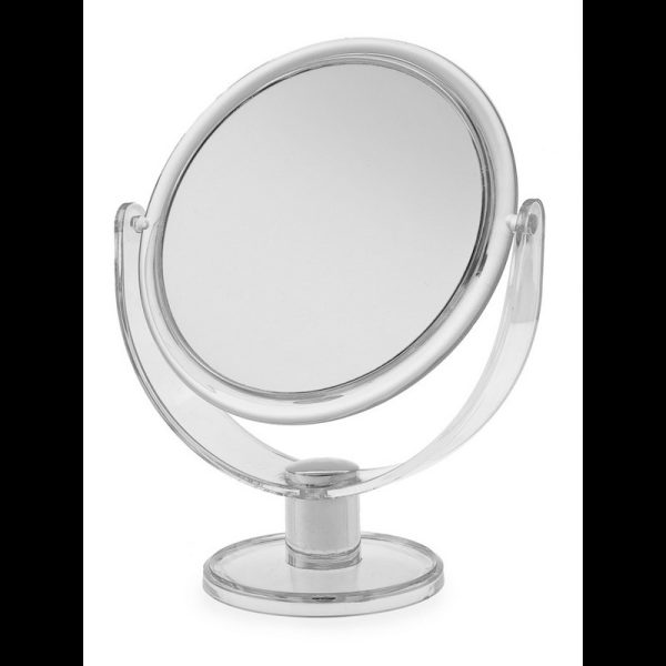 MIRROR BLUE CANYON ROUND PLASTIC CLEAR SMALL