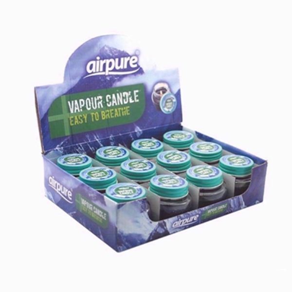 AIRPURE VAPOUR MINI CANDLE PACK OF 12