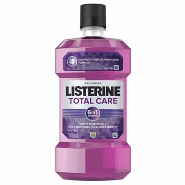 LISTERINE MOUTHWASH TOTAL CARE 500ML PACK OF 6