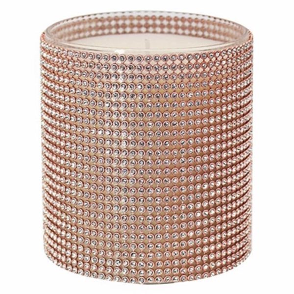 CANDLE DIAMANTE ROSE GOLD