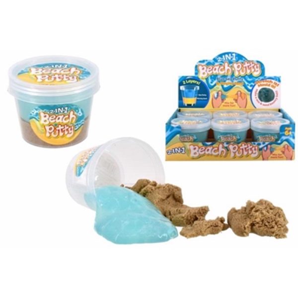 BEACH SLIME PUTTY MOVING PACK OF 6