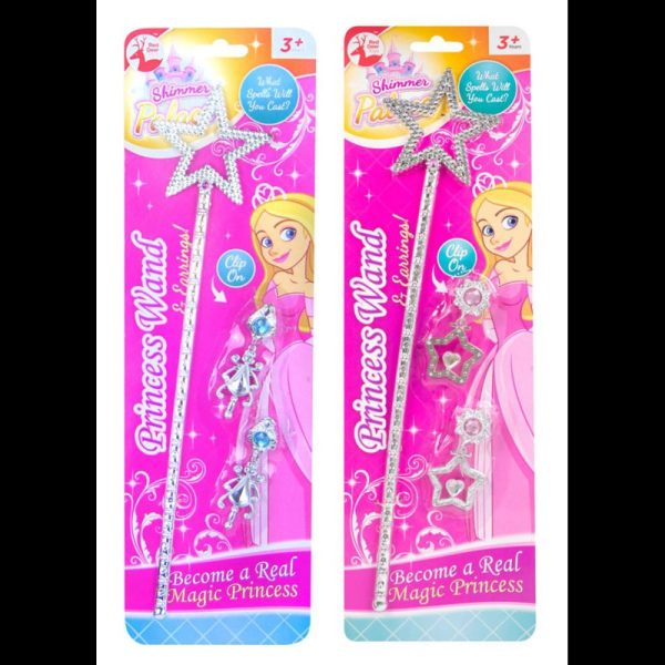 PRINCESS WAND AND EARRINGS