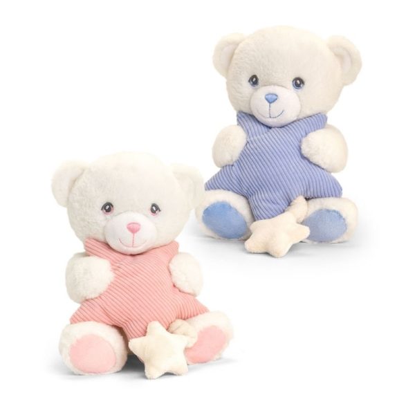 KEELECO BABY BEAR WITH MUSICAL STAR 20CM