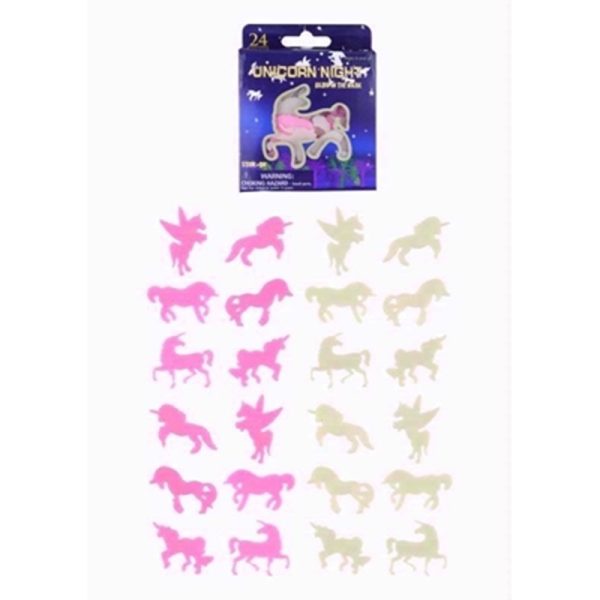 UNICORNS GLOW IN DARK 6.5CM