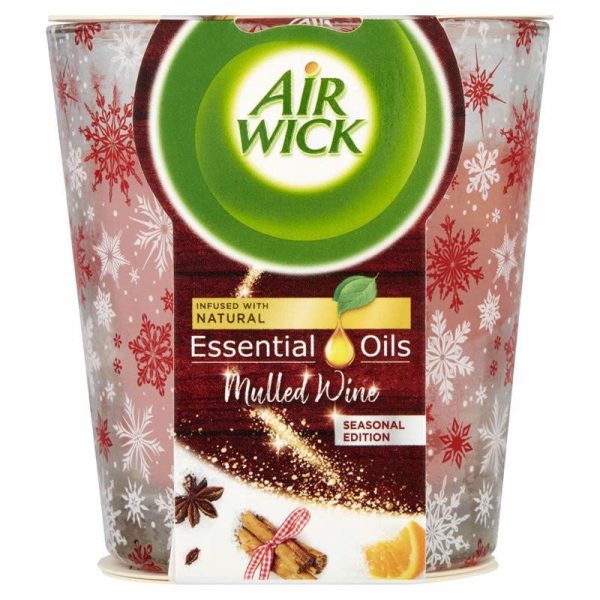 AIRWICK CANDLE MULLED WINE 105G PACK OF 6