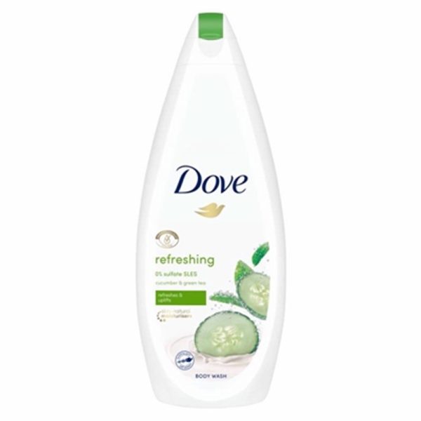 DOVE BATH CUCUMBER & GREEN TEA 750ML PACK OF 6