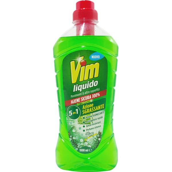 VIM LIQUID FLOOR CLEANER & DEGREASER PINE PACK OF 12