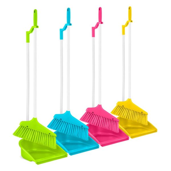 BETTINA LONG DUSTPAN AND BRUSH ASSORTED