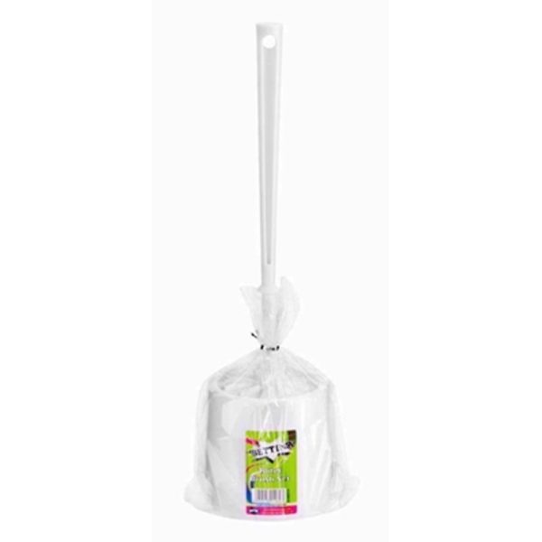 BETTINA TOILET BRUSH SET WHITE