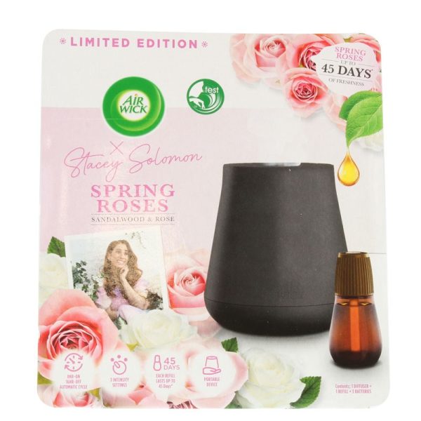 AIRWICK ESSENTIAL MIST KIT SPRING ROSES PACK OF 4