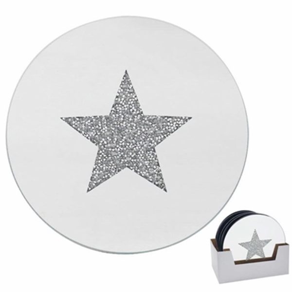 CANDLE PLATE STAR 15.5CM