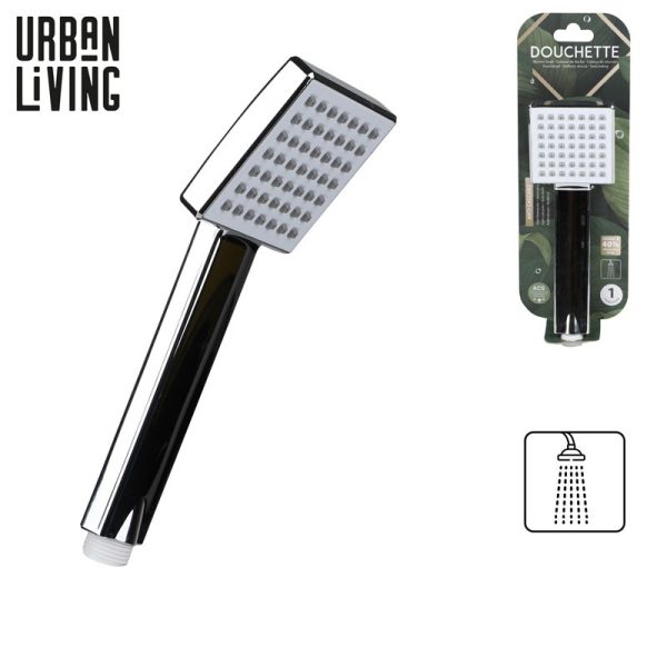 URBAN LIVING SQUARE SHOWER HEAD 1 JET CHROME