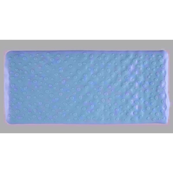 AQUALONA BATH MAT CONTEMPORARY BLUE 34 X74CM