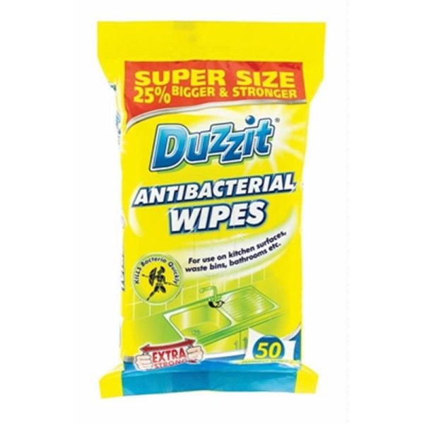 DUZZIT WIPES ANTIBACTERIAL 50S PACK OF 12