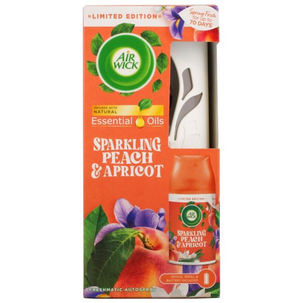 AIRWICK FRESHMATIC COMPLETE PEACH & APRICOT PACK OF 4